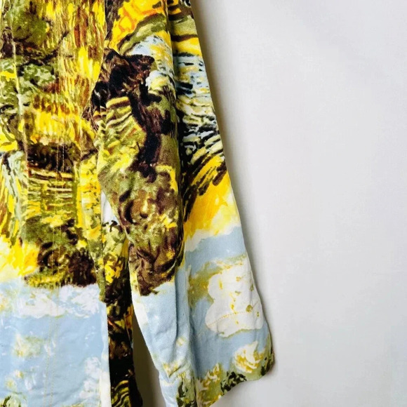 2/$30 KAKTUS Size Large Jacket Van Gogh Old Farmhouse - Picture 7 of 8